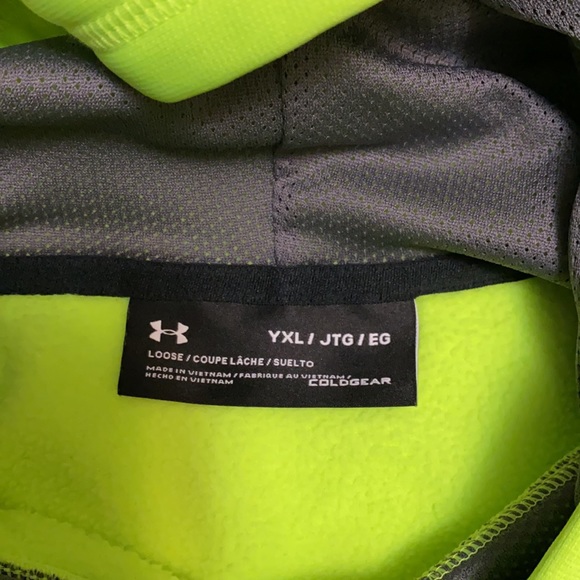 SOLD Under Armour Boys' Armour Fleece Big Logo Hoodie - Picture 5 of 5